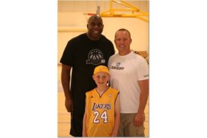 Ethan & Eric with Magic Johnson