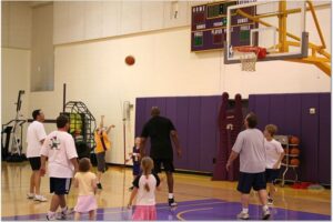 Ethan shooting over Magic